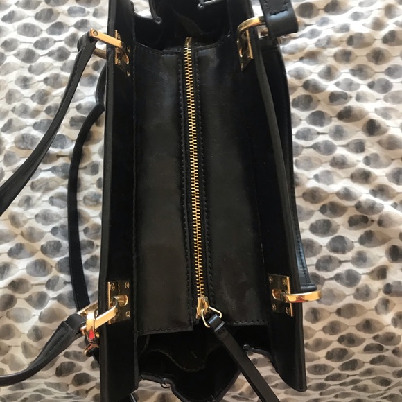 Vince Camuto Beca Genuine Calf Leather Satchel - Picture 3 of 5